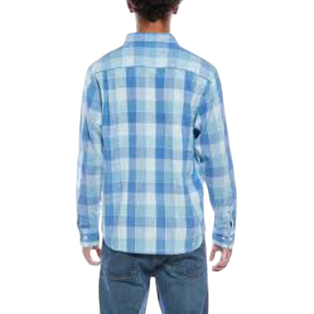 Tommy Bahama BARBADOS BREEZE BEACH DAY CHEKshirt in Palace Blue Size XL - Picture 3 of 4
